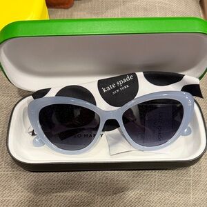 Kate Spade Blue Cat Eye Sunglasses